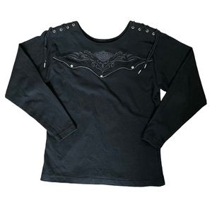 Vintage Harley Davidson Long-Sleeve Shirt